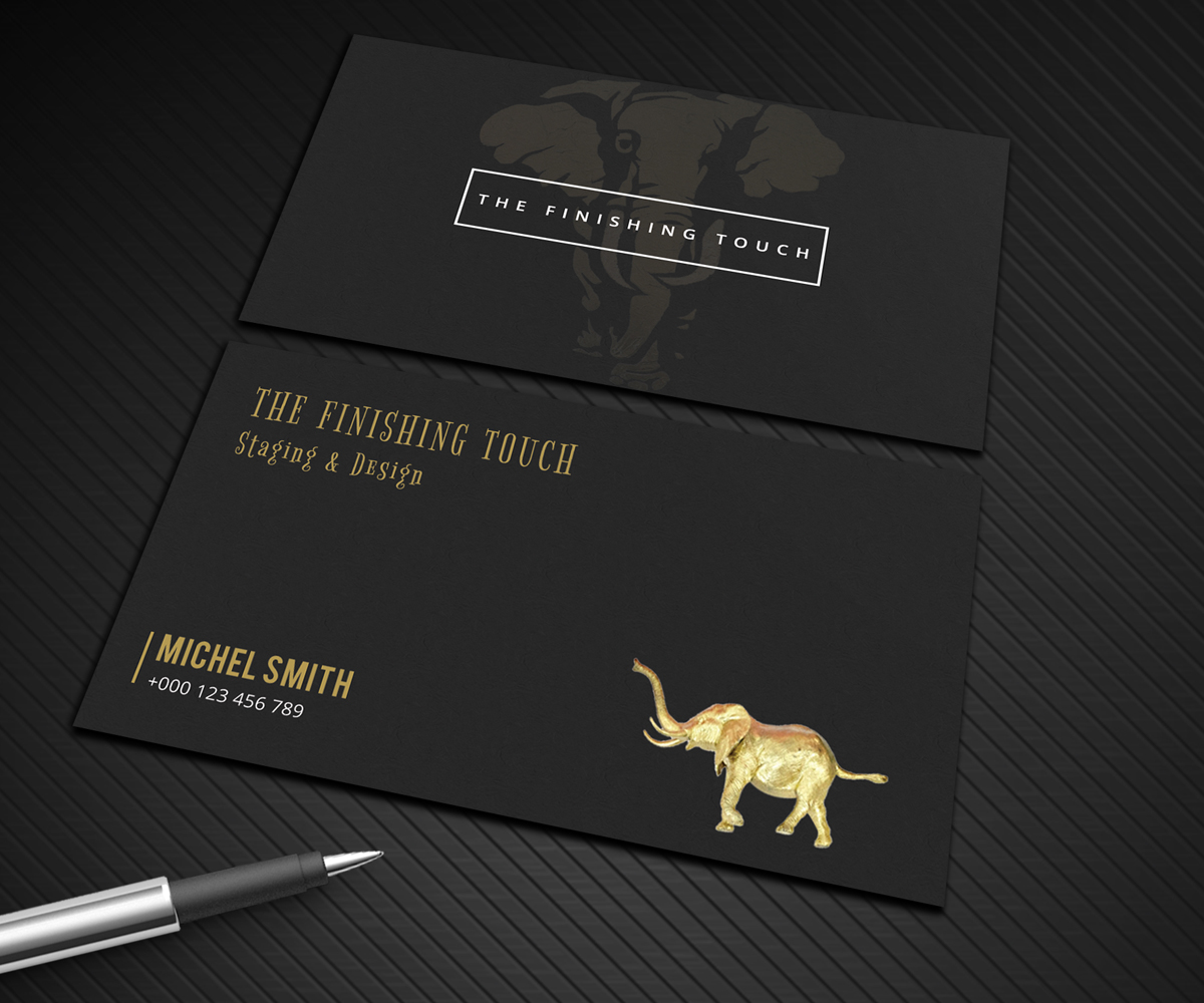 Diseño de Tarjeta de Presentación por Graphic Flame para The Finishing Touch | Diseño #14657161