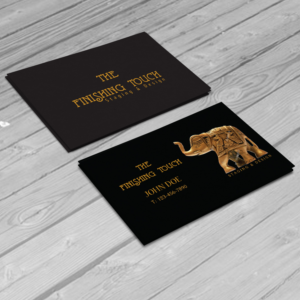 Design de Carte de Visite par webeezine pour The Finishing Touch | Design : #14656350