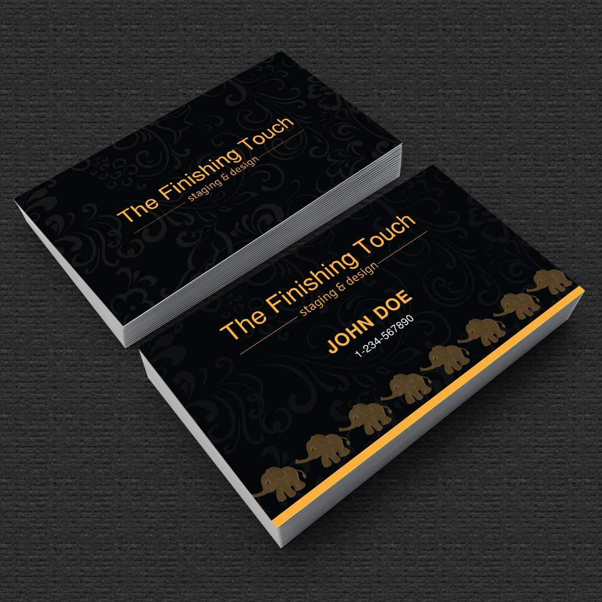 Business Card Design by e-graphics for The Finishing Touch | Design #14709901