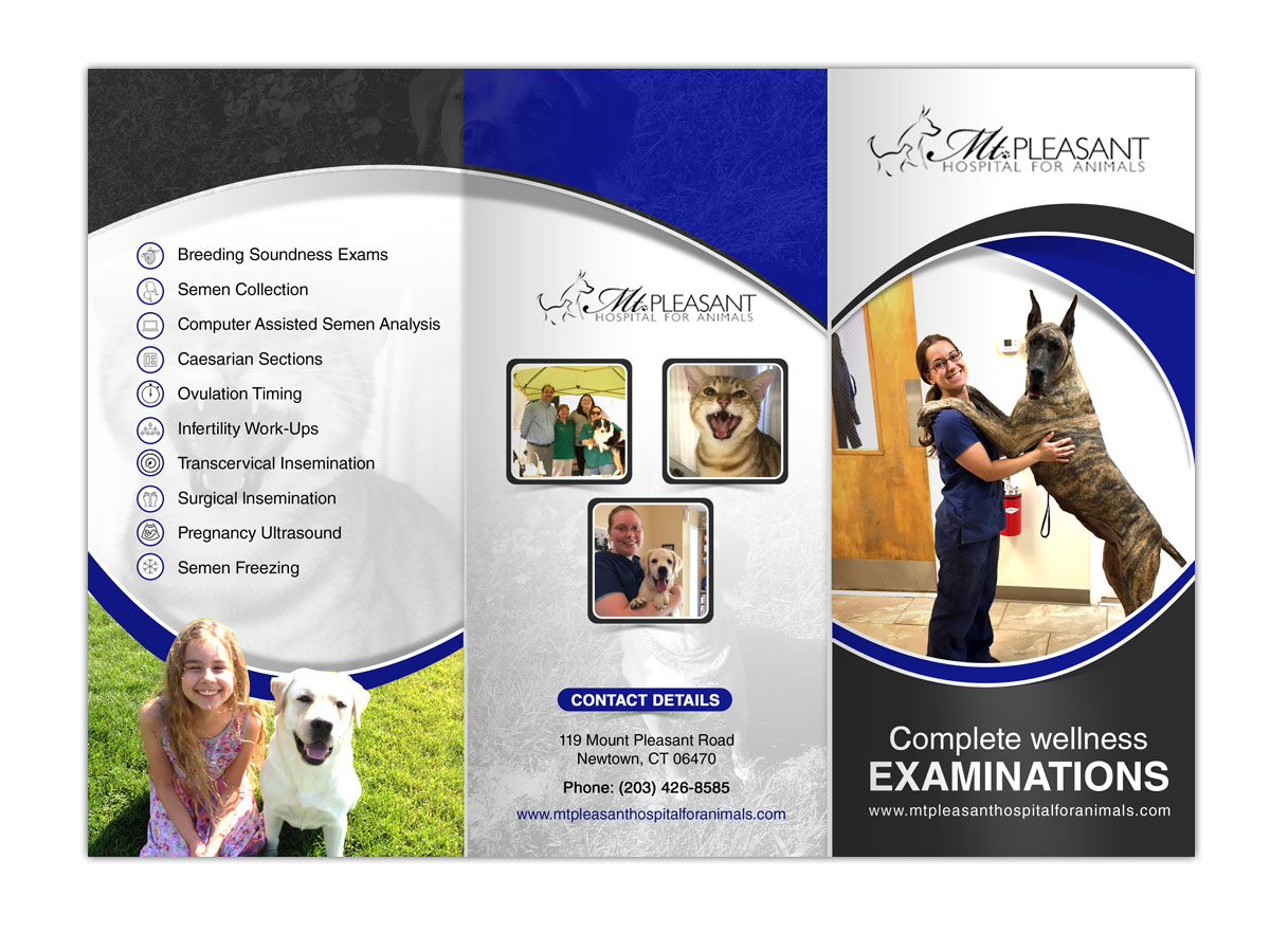 bold serious hospital flyer design for a company by hih7 design hospital flyer design
