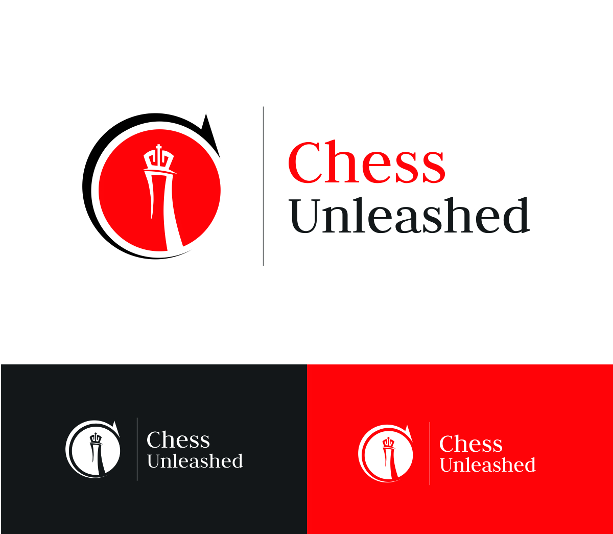 Logo Design by averoes.eyoz for Chess Unleashed LLC | Design #15024277