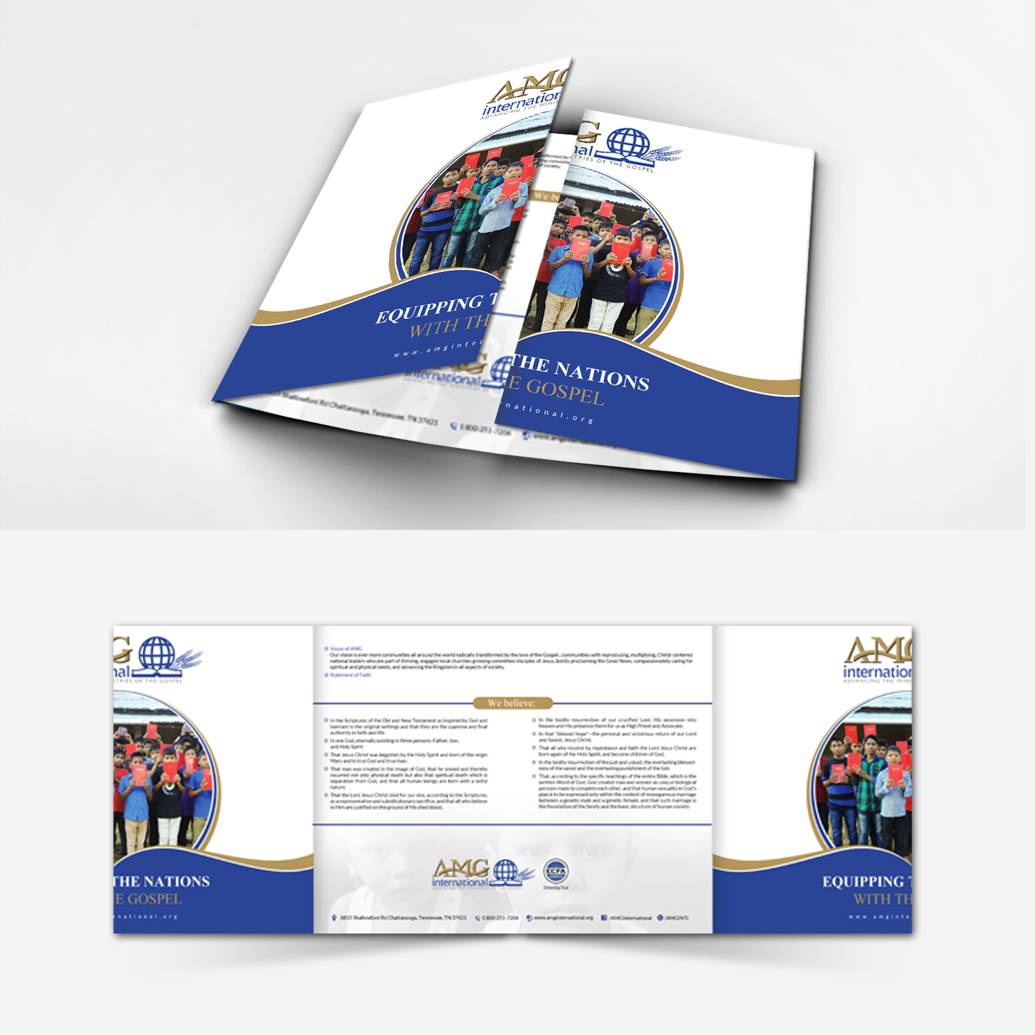 Design de Brochure par creative.bugs pour AMG International | Design #14576647
