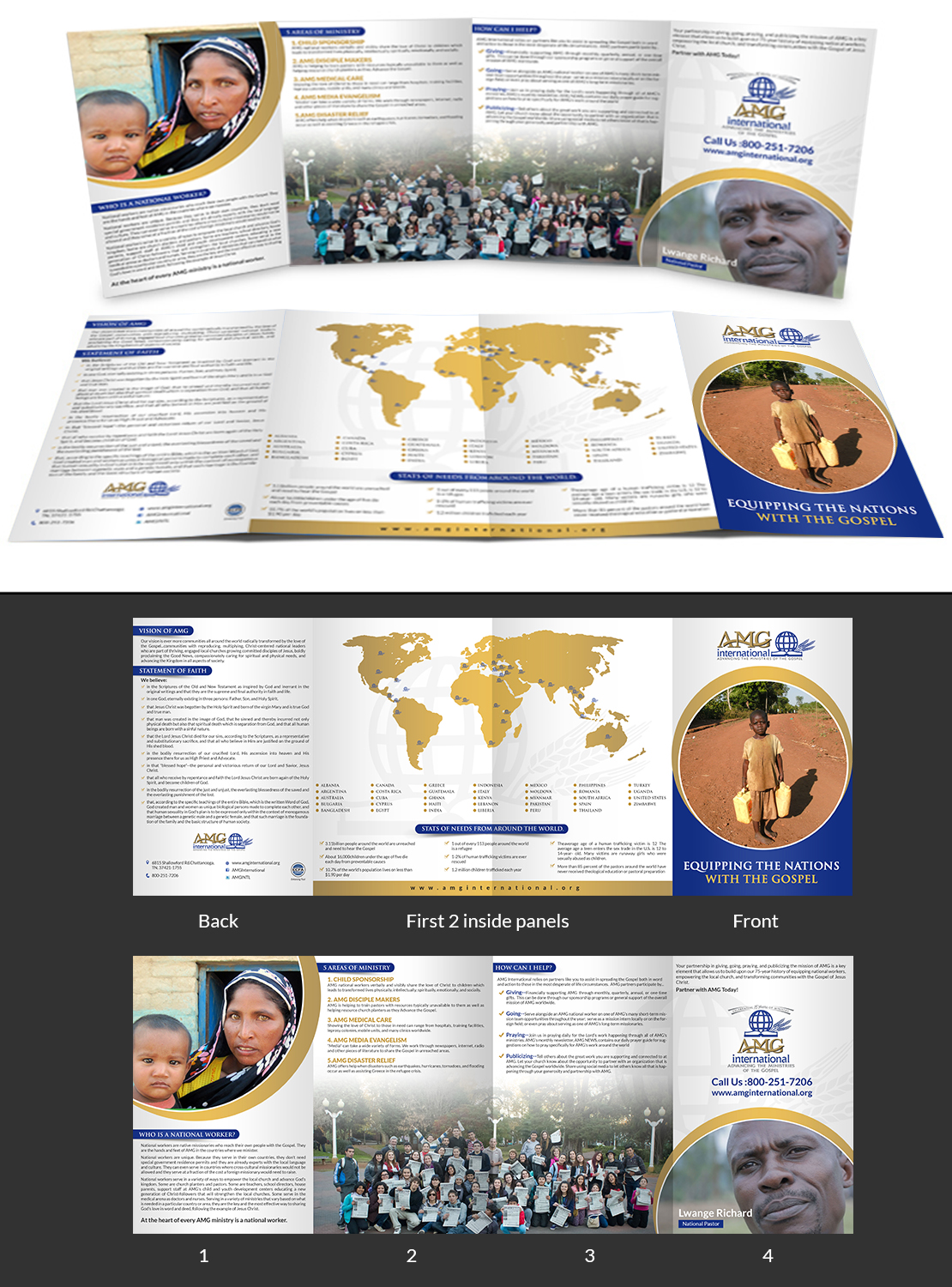 Brochure Design by aspiremedia for AMG International | Design #14582419