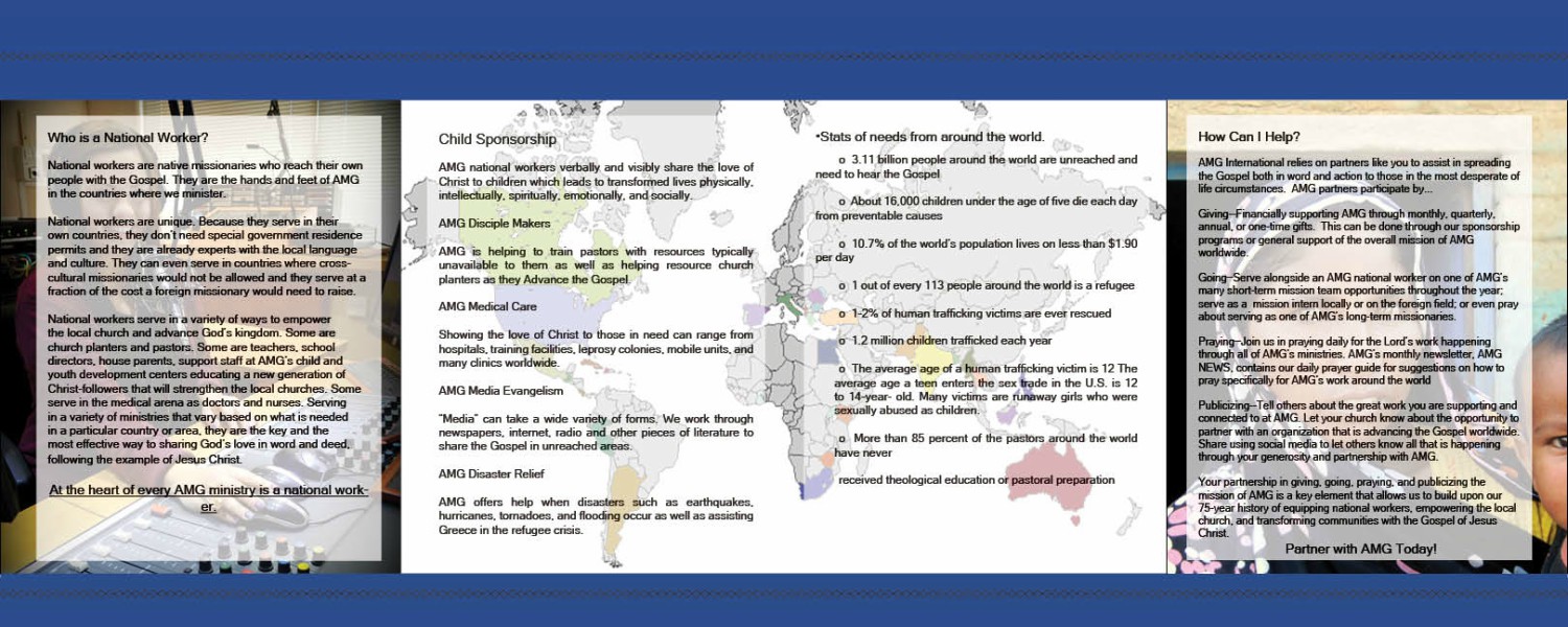 Design de Brochure par Lelu_Kitakaze pour AMG International | Design #14603071