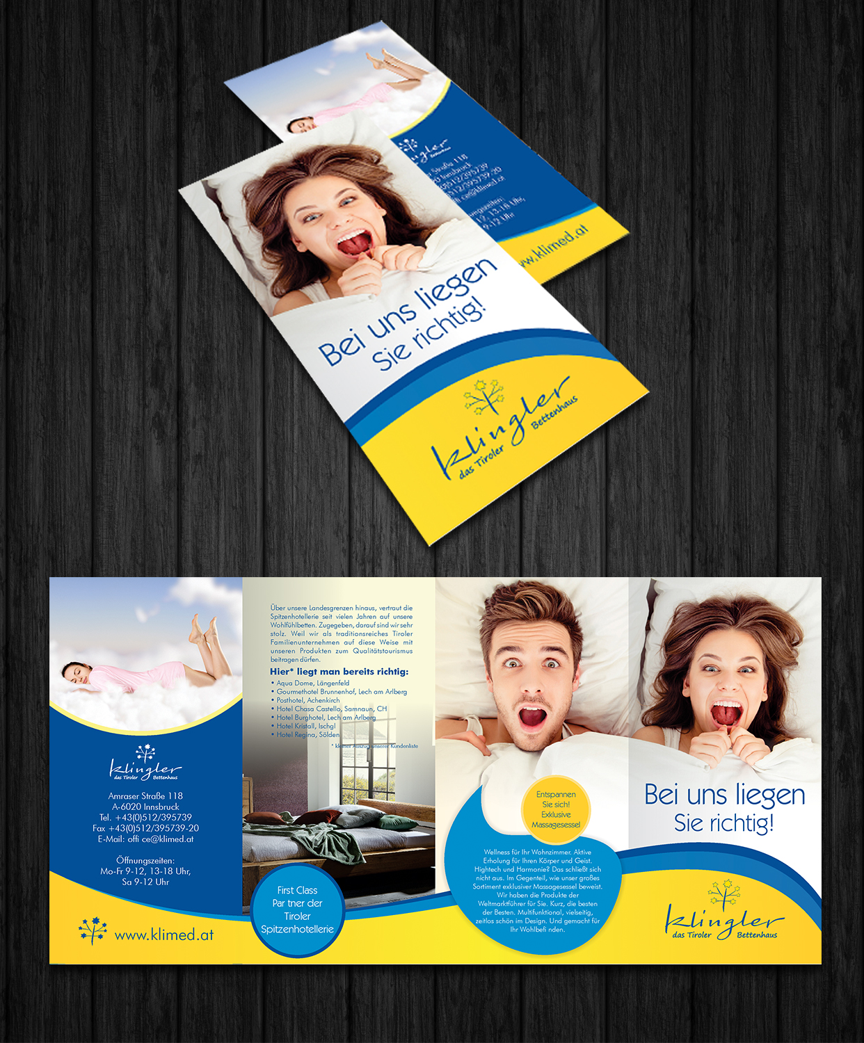 Flyer Design by ESolz Technologies for Klingler Bettenstudio GmbH | Design: #14503242