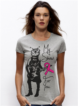 Need a Cat niche graphic that support breast cancer