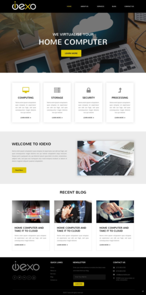 Web Design par pb pour Epic Global Inc | Design : #14509231