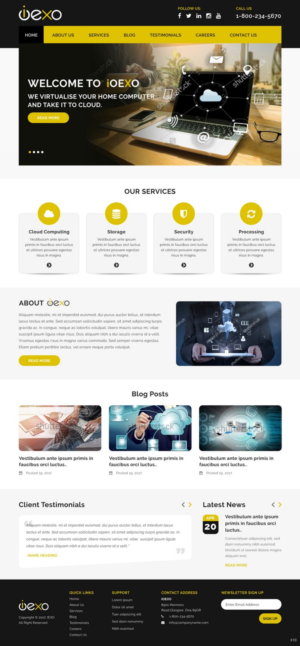 Web Design par pb pour Epic Global Inc | Design : #14509234