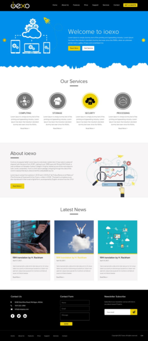 Web Design par pb pour Epic Global Inc | Design : #14509240