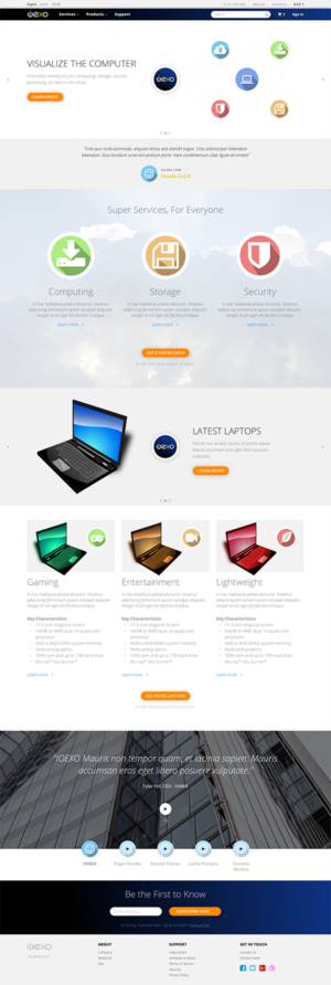 IOEXO Virtualizing the computer, making it live in the cloud | Diseño Web por Orhon.ao