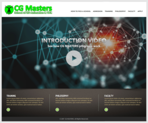 Animation College website | Web-Design von -Marc-