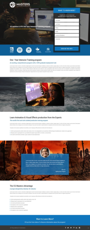 Web Design by pb for Canadian Tourism College | Design: #14509110