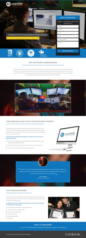 Web Design by pb for Canadian Tourism College | Design: #14509120