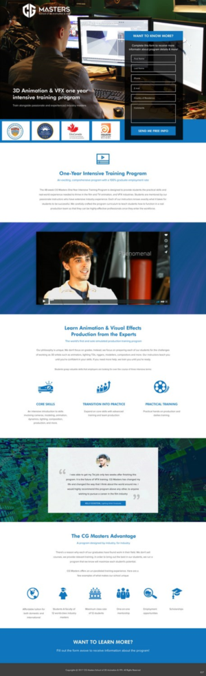 Web Design by pb for Canadian Tourism College | Design: #14509122