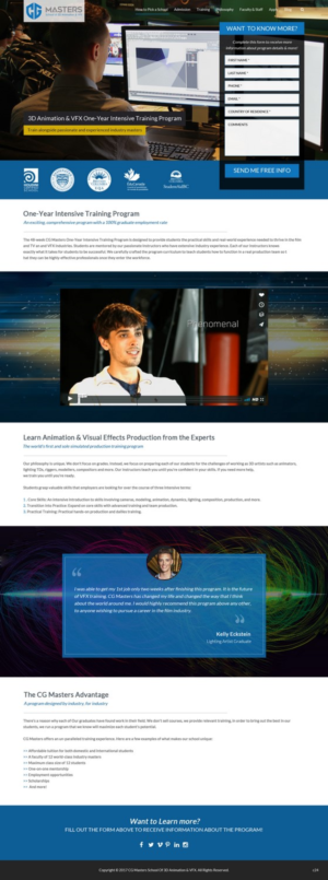Web Design by pb for Canadian Tourism College | Design: #14509124