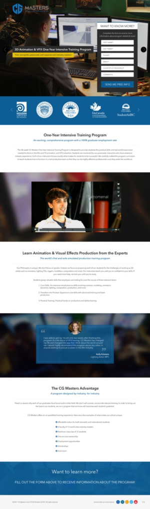 Web Design by pb for Canadian Tourism College | Design: #14509140