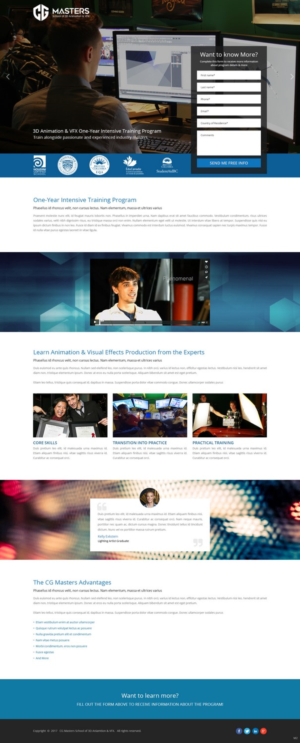 Web Design by pb for Canadian Tourism College | Design: #14509142