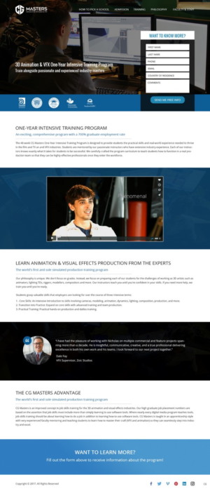 Web Design by pb for Canadian Tourism College | Design: #14509143