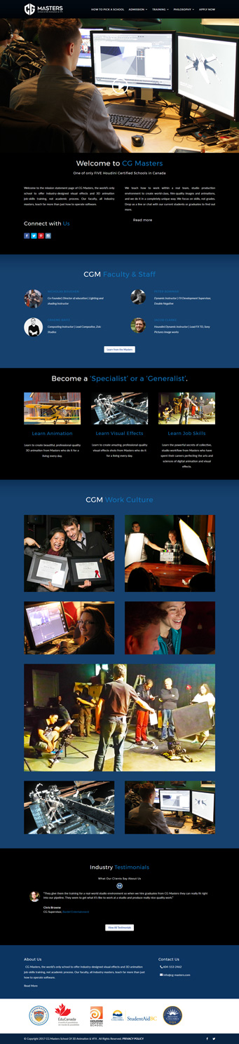 Web Design par CharaFathimalil pour Canadian Tourism College | Design #14727040