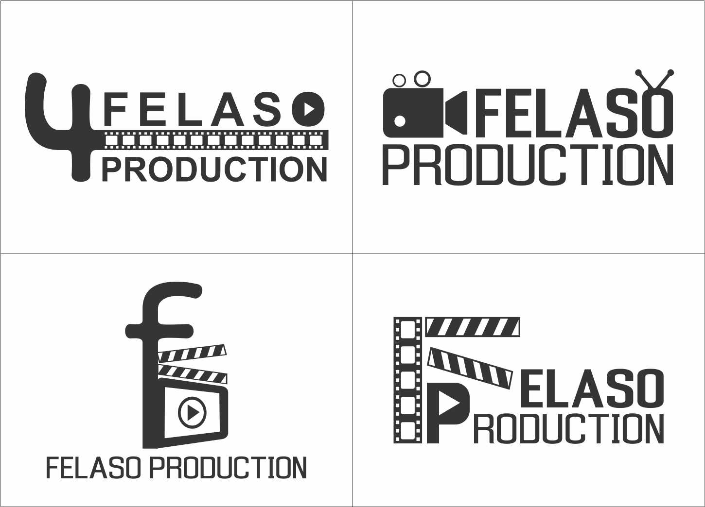 Logo Design by raajesh for felaso production | Design #14577675