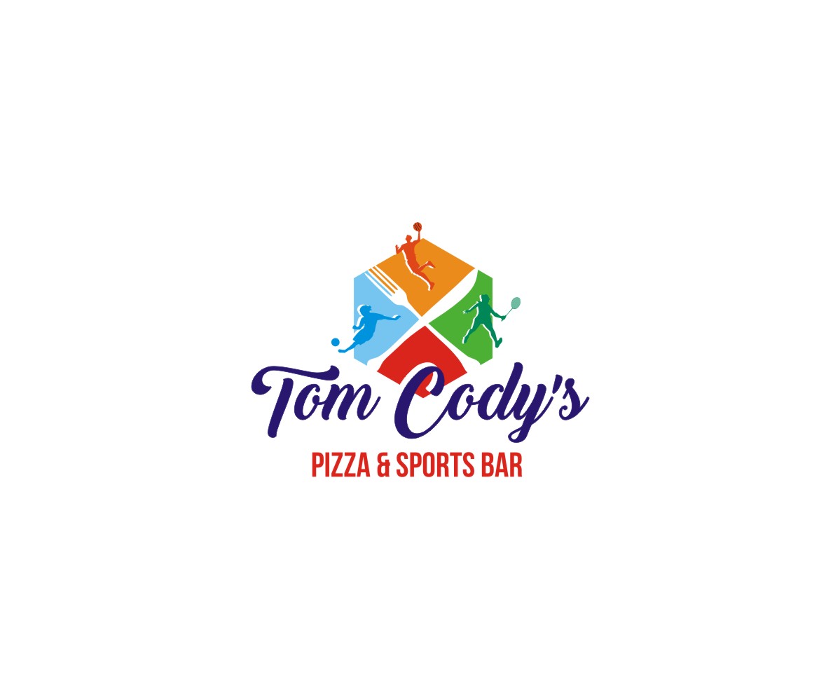 Logo Design by Falguni for Tom's Pizza & Sports Bar | Design #14649294