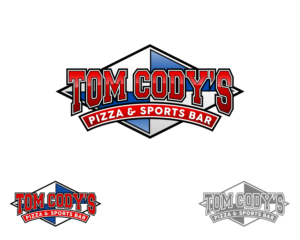 Logo Design by alpino for Tom's Pizza & Sports Bar | Design #14548137