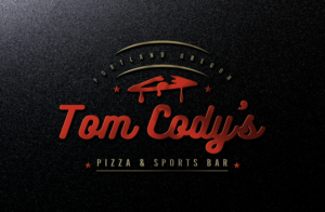 Logo Design by GLDesigns for Tom's Pizza & Sports Bar | Design #14511633