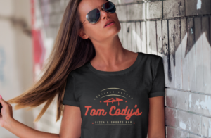 Logo Design by GLDesigns for Tom's Pizza & Sports Bar | Design: #14511634