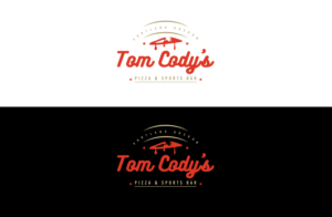 Logo Design by GLDesigns for Tom's Pizza & Sports Bar | Design: #14511636