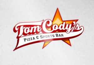 Logo Design by R.Bello for Tom's Pizza & Sports Bar | Design: #14664043