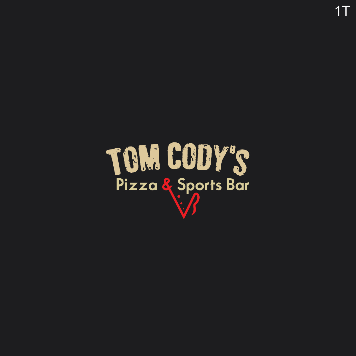 Logo Design by Esolbiz for Tom's Pizza & Sports Bar | Design: #14529435