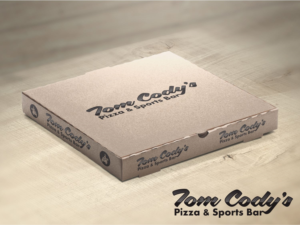 Logo Design by aquabomb26 for Tom's Pizza & Sports Bar | Design: #14512535