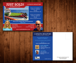 Diseño de Postal por Designers Hub para Catalina Realtors | Diseño: #14526625
