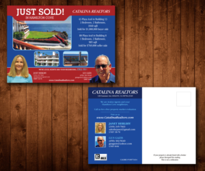 Diseño de Postal por Designers Hub para Catalina Realtors | Diseño: #14534854