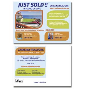 Postcard Design by Wally_F for Catalina Realtors | Design: #14510708