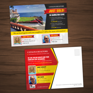 Diseño de Postal por aspiremedia para Catalina Realtors | Diseño: #14514290