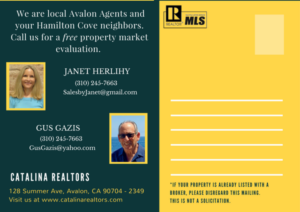 Postcard Design by GraphicsbyKarmen for Catalina Realtors | Design: #14505331