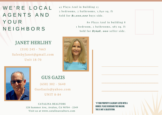 Postcard Design by GraphicsbyKarmen for Catalina Realtors | Design #14505415
