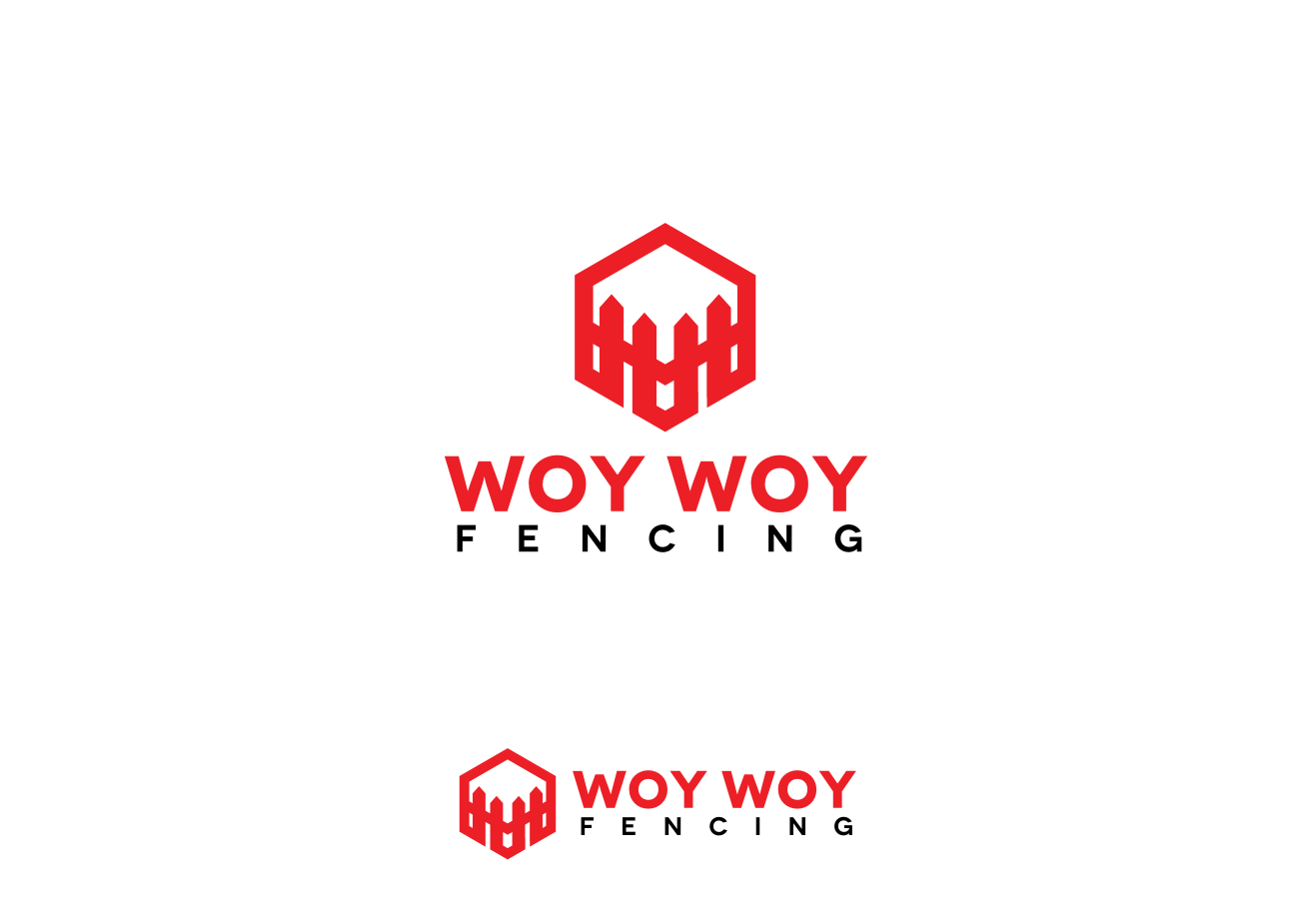 Logo Design by Gita. for Woy Woy Fencing | Design #14556538