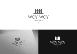 Logo Design by christianpoetoe for Woy Woy Fencing | Design: #14512831