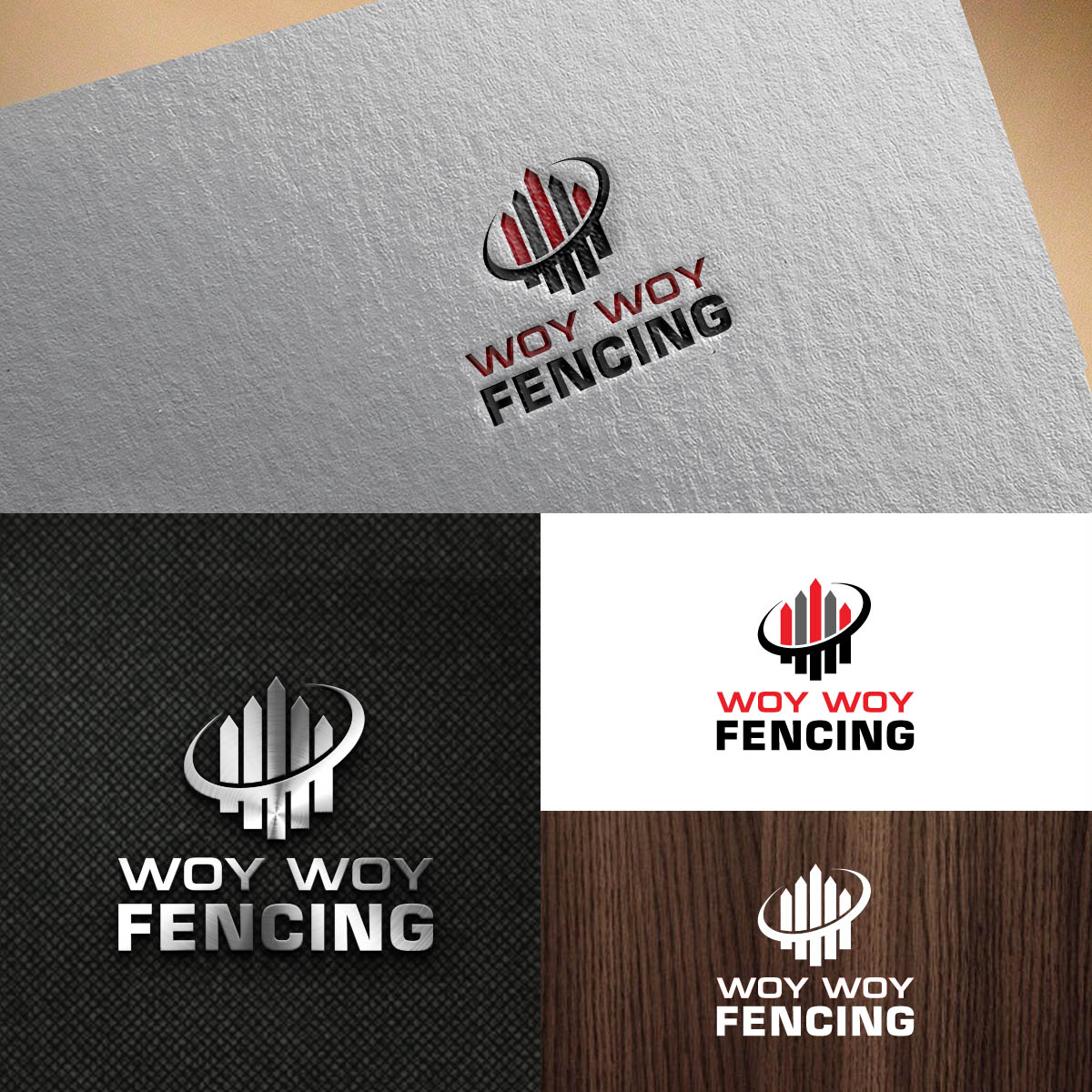 Logo Design by webeezine for Woy Woy Fencing | Design: #14888014