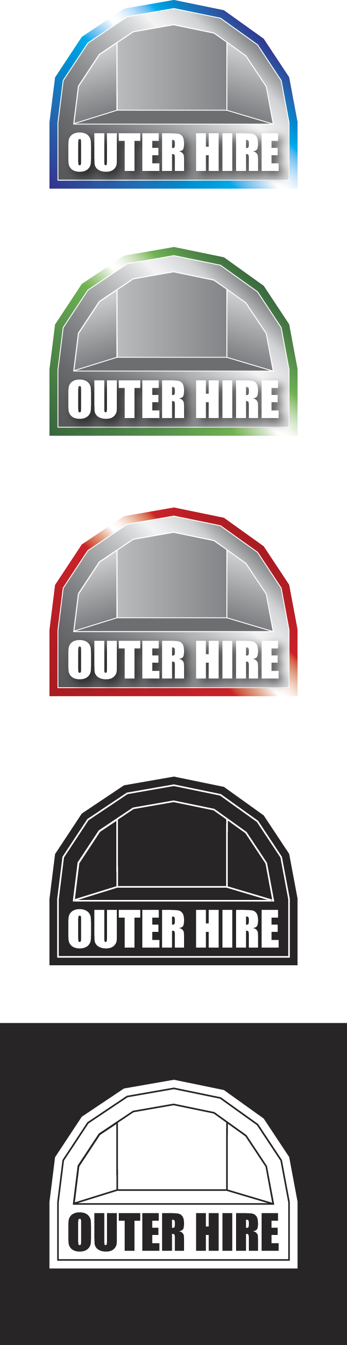 Logo Design by Alistair Lawson for Outer Hire Ltd | Design #36033