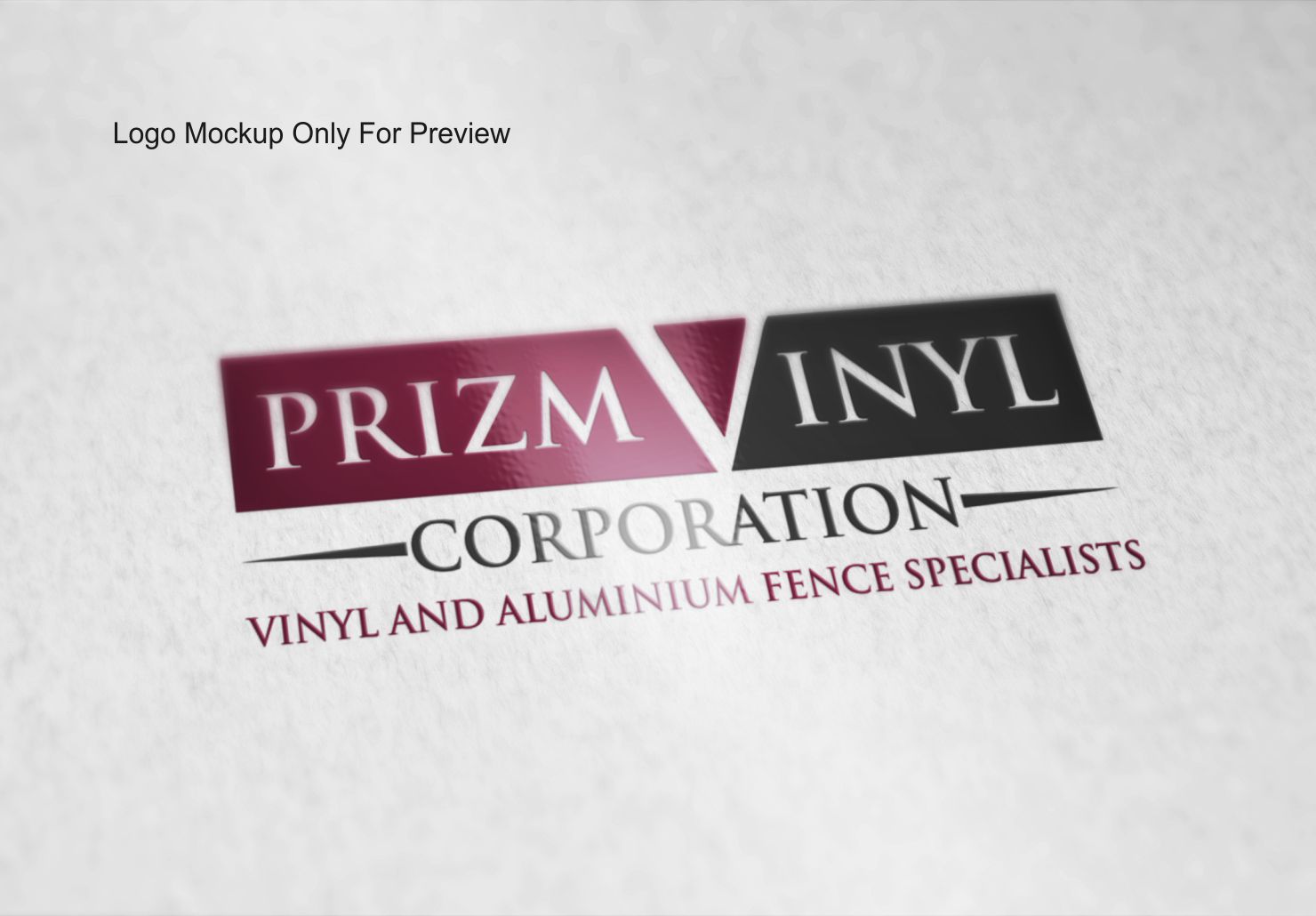 Logo Design by Custom Creative for Prizm Vinyl Corporation | Design #14542258
