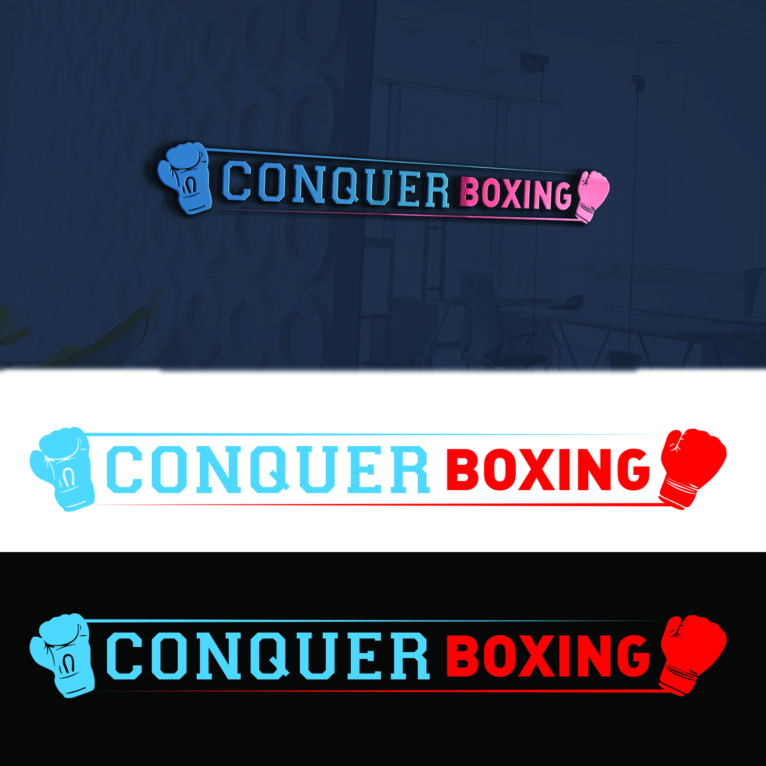 Logo Design by jameskatholine for Conquer Boxing | Design #14515835