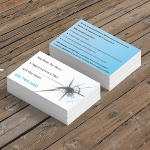 Visitenkarten-Design von e-graphics für See Safe Rock Chip Repair | Design: #14532344