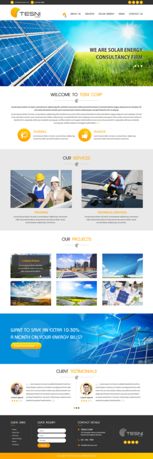 Web Design by rainbowdesign003 for this project | Design: #14547147