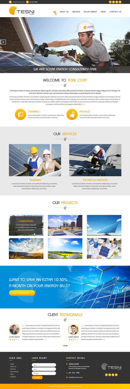 Web Design par rainbowdesign003 pour ce projet | Design #14547148