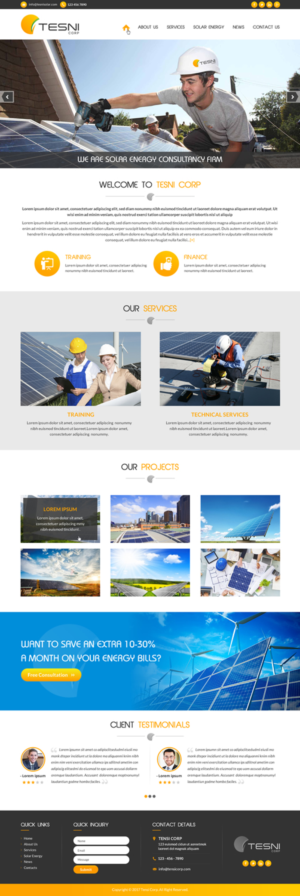 Web Design by rainbowdesign003 for this project | Design: #14547148