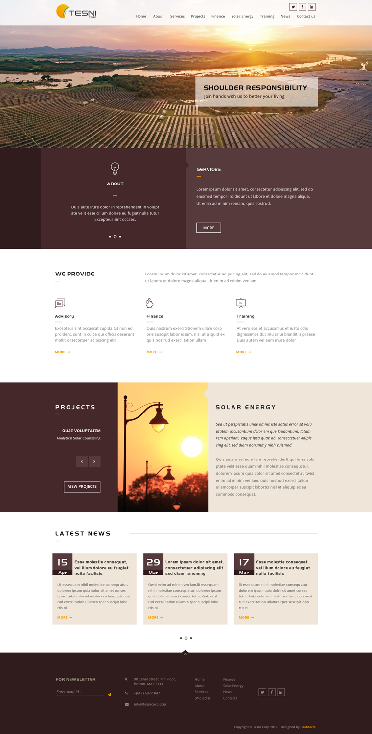 Web Design by Da Miracle for this project | Design #14638904