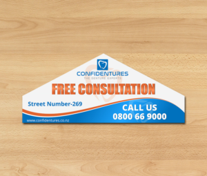 Signage Design by ecorokerz for Confidentures | Design: #14531890